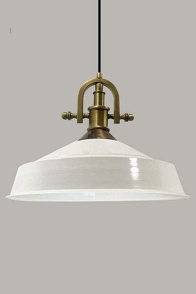 Bamyum White Chandelier - Single, Nobility, New Antique Headboard, Retro Pendant Lamp, Restaurant Living Room Lighting