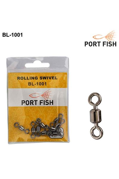 Port Fish Bl-1001 - Size 4 Rolling Swivel Shoes