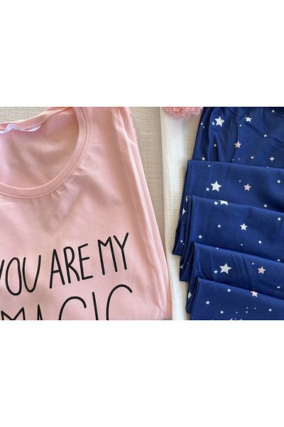 Sude Lycra Long Sleeve Pajama Set -