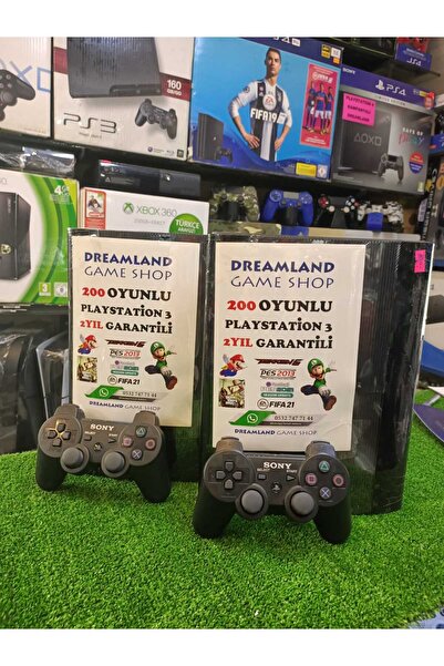 Sony SÜPER MARİOLU PS3 SLİM KASA 500 GB 200 OYUNLU 2 KOLLU YENİLENMİŞ GARANTİLİ