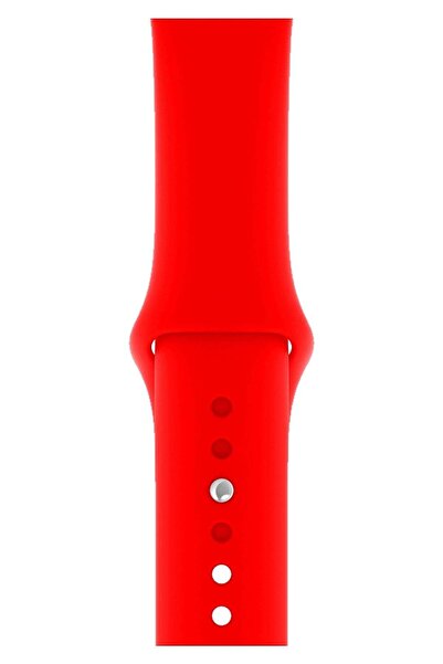 Fibaks Apple Watch 41/40/38 Mm Series 11/10/9/8/7/6/5/4/3/se Kordon Kayış Strap Kaliteli Spor Klasik Slikon