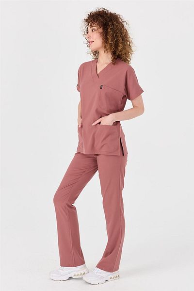 Çatı Medikal Happiness Spaniard - Lycra Doctor Nurse Jersey Kit Scrubs Униформен хирургически костюм (женски), Bisk