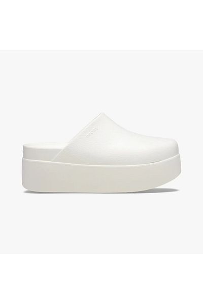 Crocs Papuci albi pentru femei Dylan Platform Clog 209869 -0wv