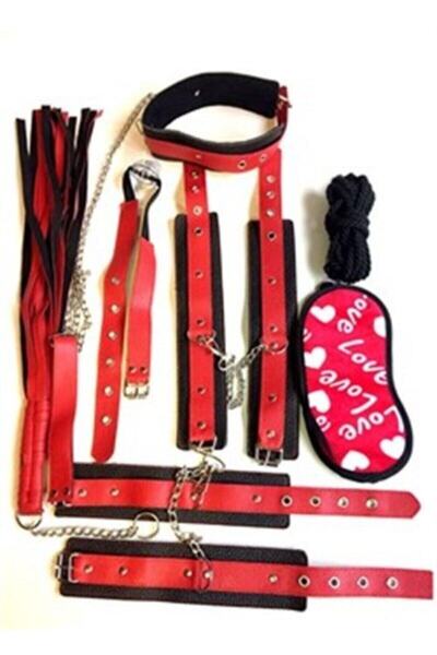 Lilitu Shop Unisex Fantezi Serisi 7 Parça Mükemmel Deri Set