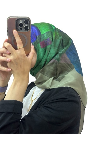 Aker İpek Krep Saten Eşarp 8923701