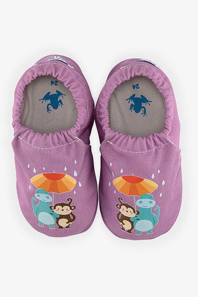 HOPFRÖG Botine cu flori Hyper Purple Violet Barefoot Smart Umbrella