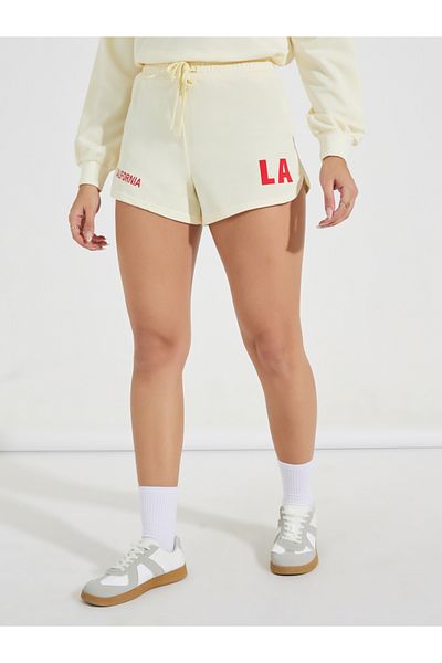 Styli LA Print Shorts with Drawstring