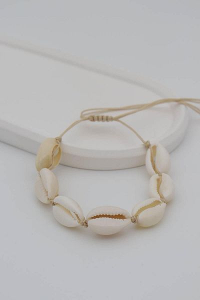 Jerie Real Seashell Adjustable Anklet
