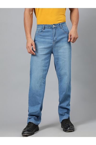 Kotty By Styli Mid Rise Regular Fit Cotton Lycra Jeans