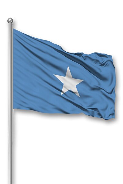 Bilsan Somali Ülke Bayrağı 1. Kalite Raşel Kumaş 70x105 Cm