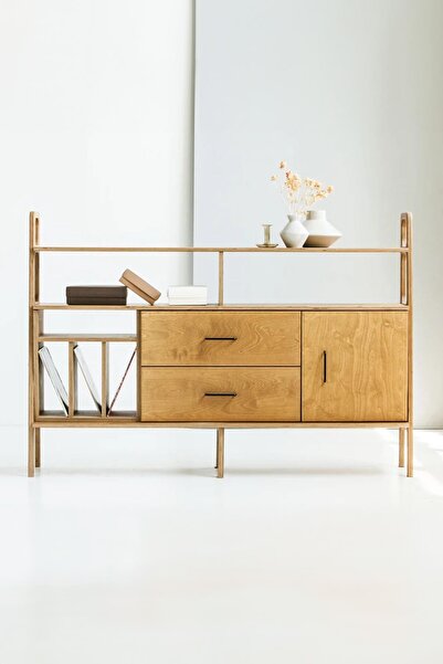 Woodesk Riva, Ahşap, Dolap Ve Konsol, 170x115, Tik Renk, Cpt4696-170