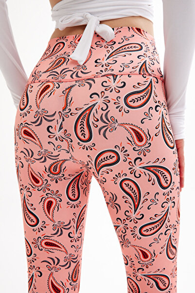 Pulsar Capri Leggings Shawl Pink Canopus