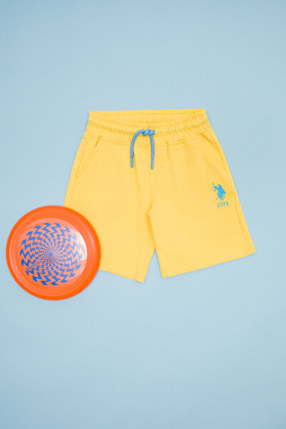 U.S. Polo Assn. Çocuk Sarı Örme Şort 50263428-VR094