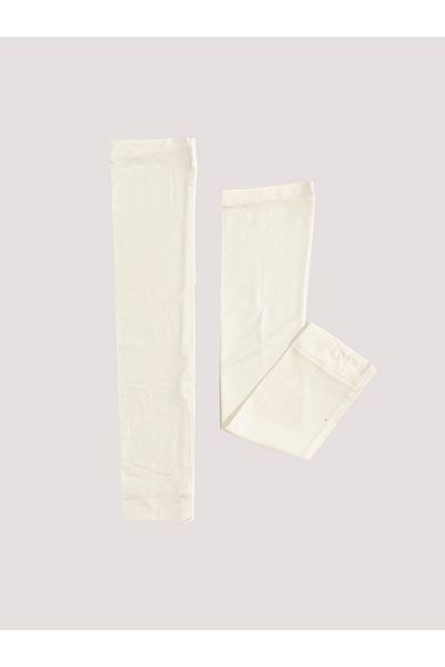 befashop Cream Colored Combed Cotton Sleeve