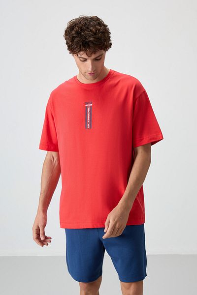 AIR JONES Дебела мека мъжка тениска Oversize Fit - 88360