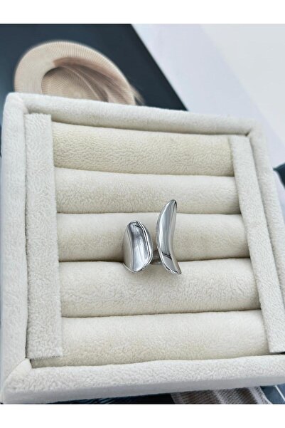 Jerie Özel Seri Gold ve Silver Düz Plaka İkili Görünüm Ayarlanabilir Yüzük