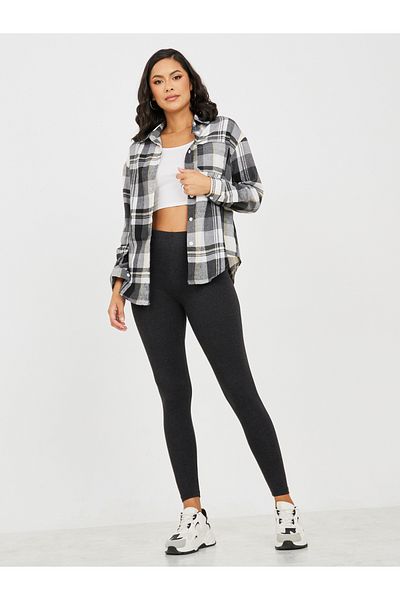 Styli Elastic Waistband Basic Leggings