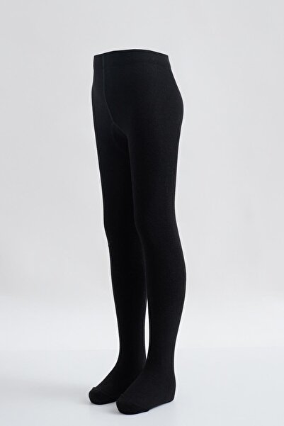 Katia&Bony Детски памучен чорапогащник черен