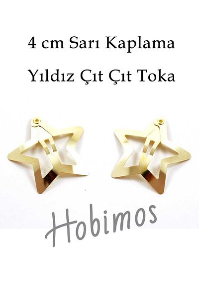 Hobimos 1000 Τεμάχια 4 cm Star Snap Buckle - Εγχώριας Παραγωγής, 1η Κατηγορία Μη Μαύρωση Επικάλυψη