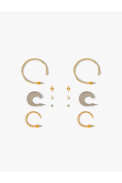 Koton Ball And Hoop Earrings Set of 6