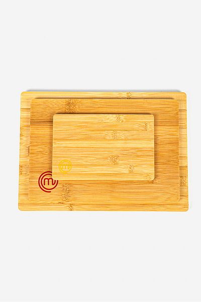 Masterchef 3 قطع من ألواح الخيزران، لون بني