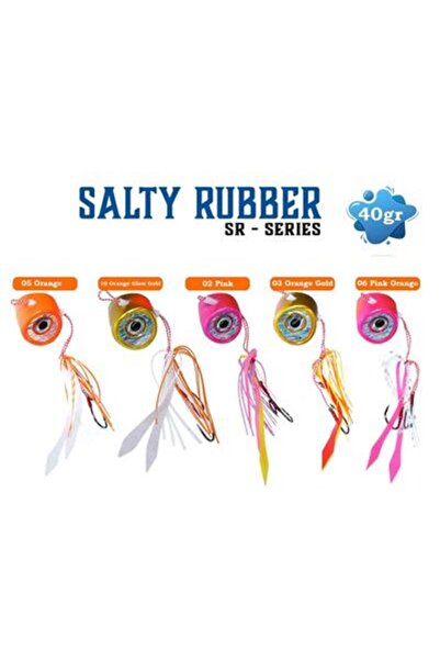 Fujin Salty Rubber 40gr SR Serisi Tai Rubber Set