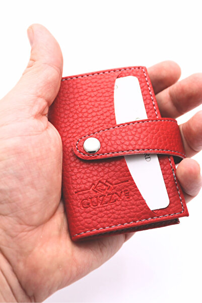 GUZZYLife Vegan Leather 12 Compartment Women's Men's Accordion Credit Card Holder