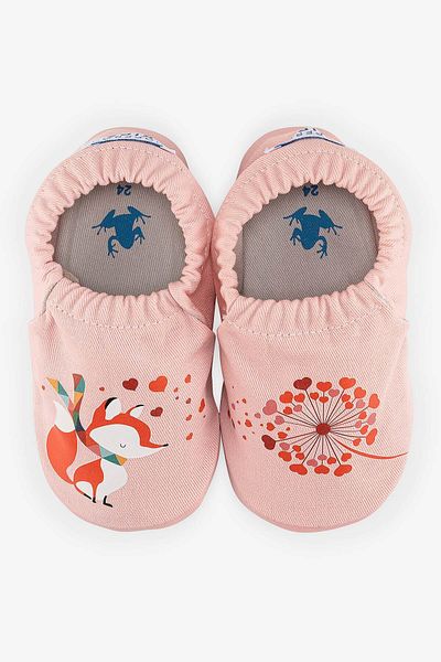 HOPFRÖG Dear Fox Hyper - Pink Barefoot Smart Dust Booties