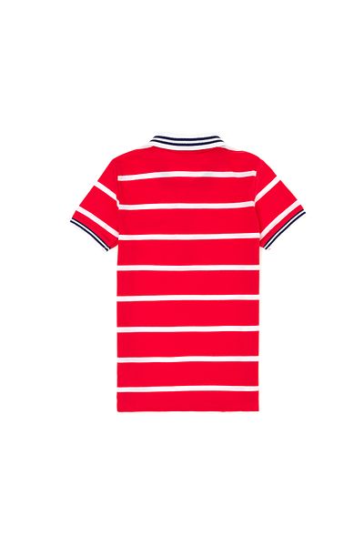 U.S. Polo Assn. Boy's Red Polo Neck T-Shirt 50263260 -Vr030