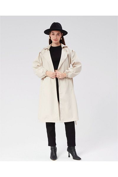 MAXI DRY Double Breasted Collar Women's Trench Coat