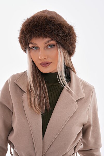 Axesoire 14622 Kahverengi Kalpak Şapka