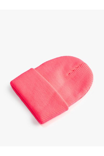 Koton Elastic Knitted Basic Beret