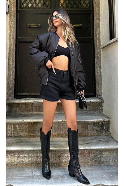 Angel Mia Бомбър яке Ribana, черно