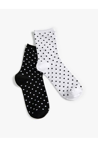 Koton Set of 2 Polka Dot Socks