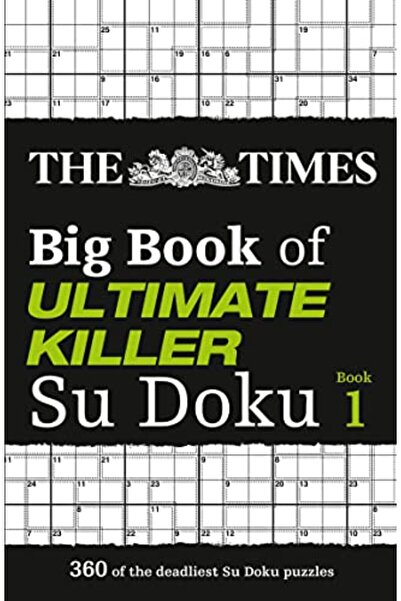 Harper Collins كتاب The Times Big Book Of Ultimate Killer Su Doku 360 من ألغا...