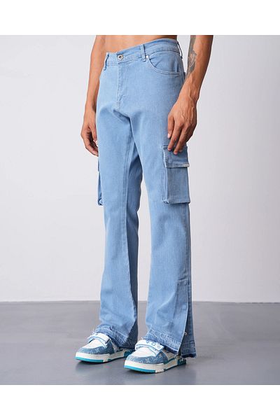 İkao Regular Fit Flare Cargo Jeans