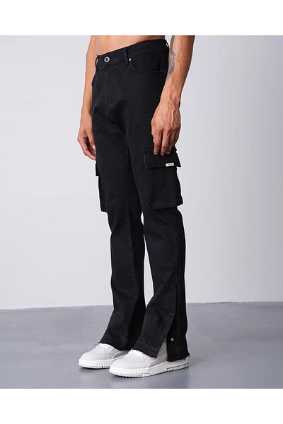 İkao Regular Fit Flare Cargo Jeans