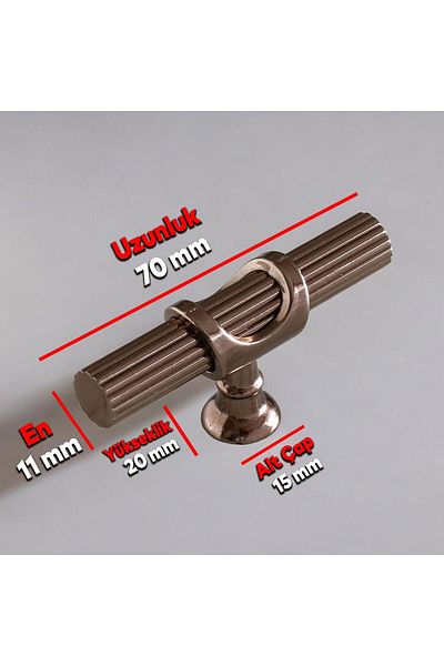 NZB Bronze Metal Button - Single Screw Drawer, Kitchen Furniture Cabinet