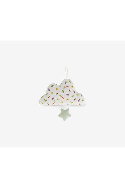 Tchibo Baby Music Clouds, White