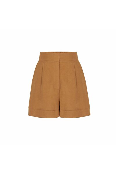Rue Studio Yandan Cepli Tütün Şort