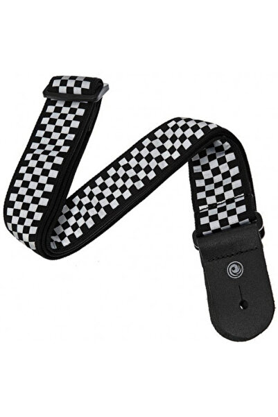 Rekor Müzik PLANETWAVES 50C02 ЗАКАЧКА ЗА КИТАРА ТЪКАНА ШАХМАТНА ЧЕРНО-БЯЛА ША...