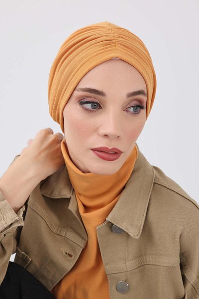 Aisha's Design عمامة بونيه شتوية مع وشاح - b-81rb