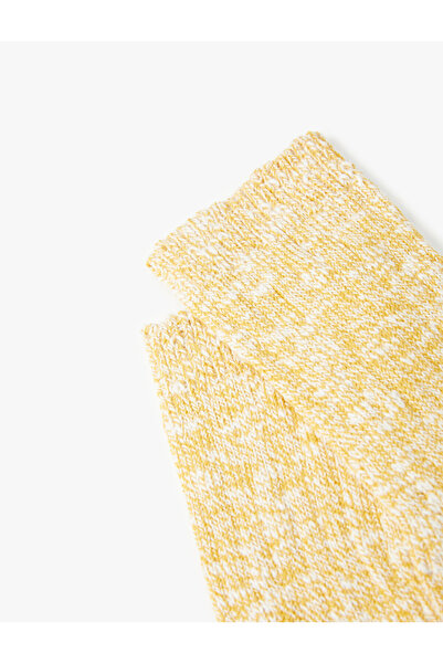 Koton Socket Socks Thick Textured Melted