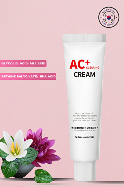 W. Skin Laboratory كريم حب الشباب للبشرة الحمضية والزيتية مع AHA-BHA - 60 مل