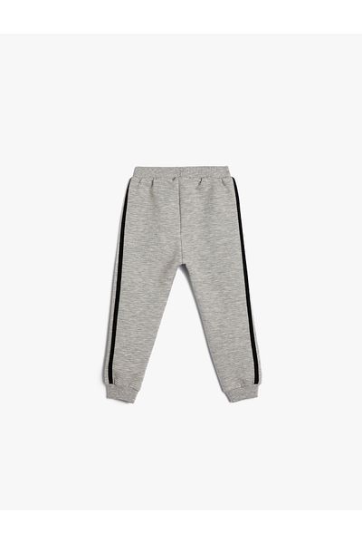Koton Jogger Sweatpants Tie Waist Stripe Detailed