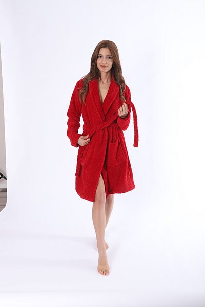 MEYHOME Wellsoft Şalyaka Dressing Gown (Zigzag Pattern)