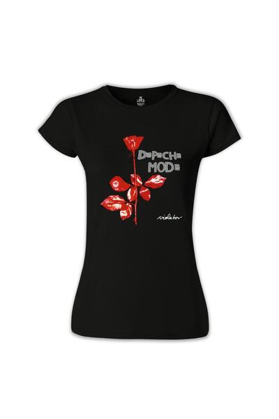 Lord T-Shirt Depeche Mode - Violator Siyah Kadın Tshirt