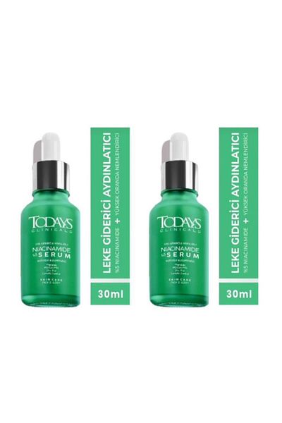 TODAYS CLİNİCALS Todays Clinicals 2 Pcs 5% Niacinamide + Brightening Serum + Centella Asiatica + Zinc Pca
