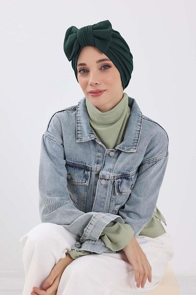 Aisha's Design بونيه شتوي بفيونكة - b-27rb