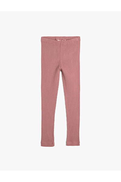 Koton Базови клинове с рипсена еластична талия с мека текстура